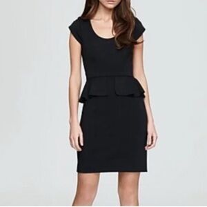 Rebecca Taylor Black Peplum Dress